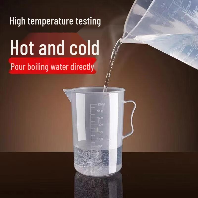 MDNG 5000ml Plastic Measuring Jug with Lid and Handle, 2-Pack