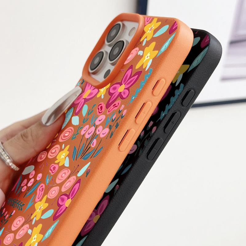 Pink Floral Pattern For iPhone 17 Pro Max Air 16 15 14 13 TPU Soft Case Cover