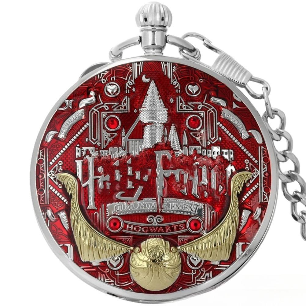 Creative Quartz Music Box Pocket Watch - Harry's College Epoxy Music Box Watch