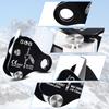 Azarxis Micro Pulley Ascender Climbing Pulley Rope Pulley Rigging Rescue Mountaineering Rock Climbing Abseiling (Orange)