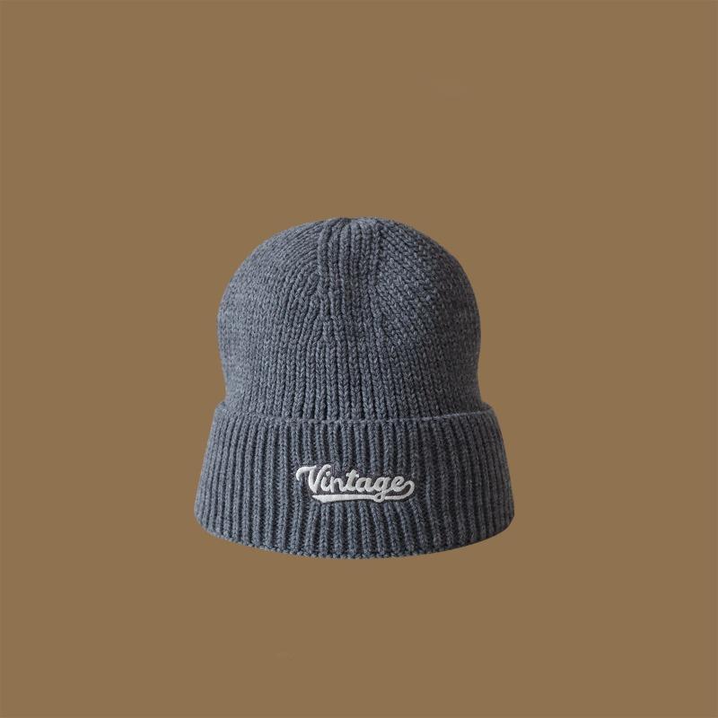 Winter versatile wool hat femininity shows Baijiu red knitted hat high quality original warm cover hat men