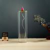 Eleganter Glas-Räuchergefäß mit abnehmbarem Aschefänger, 2-in-1 Kegel- und Räucherstäbchen-Duft, unparfümiert, geeignet für Heimdekoration