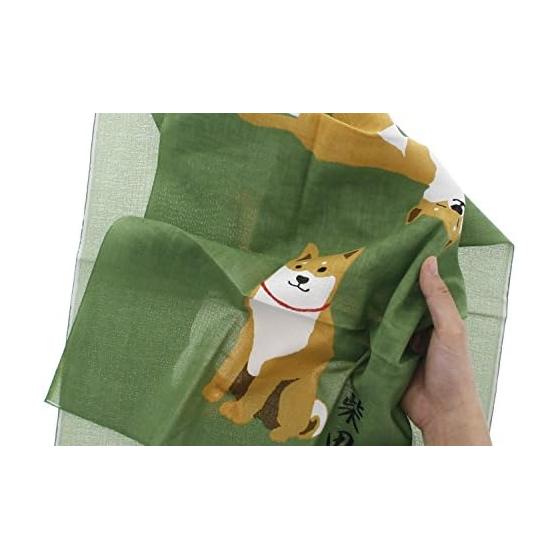 Shibata-san Wasabi Hanging Scroll Green 90x34cm CW-848-112 100% Cotton Quick Dry Absorbent Lightweight Made in Japan Souvenir Gift for Overseas