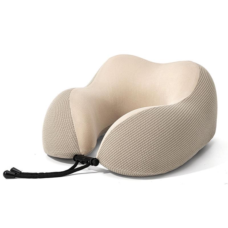 Four Seasons U-Shaped Memory Foam Neck Support Pillow for Travel and Office