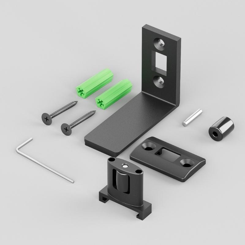 Adjustable Bathroom Sliding System Support Carbon Steel Construction Suitable For Various Home Improvement Tasks