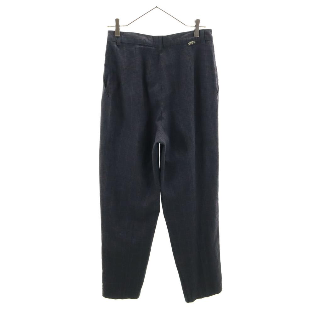 Lee 90s Old Check Pattern Tapered pants 10 charcoal Women Used