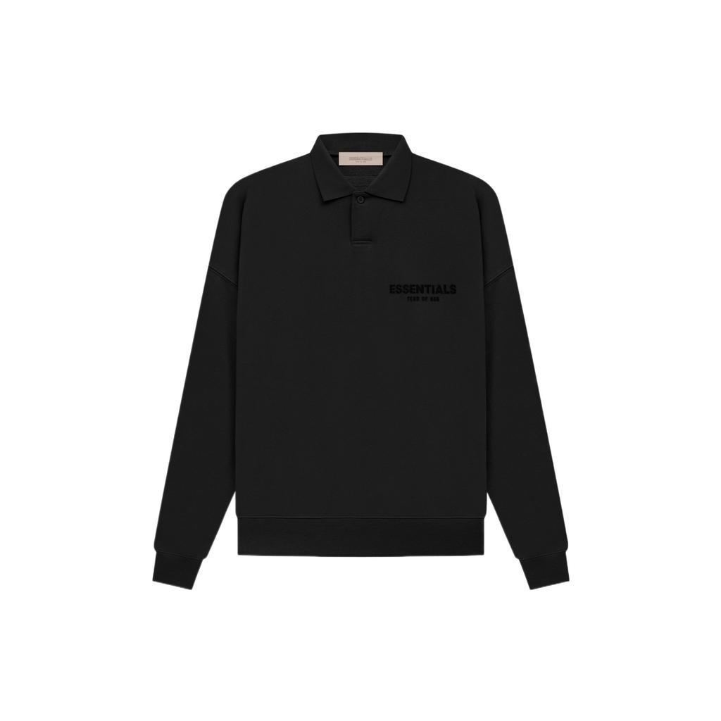 Fear of God Essentials SS22 Long Sleeve Polo Shirt 'Stretch Limo' Unisex FOG-SS22-415