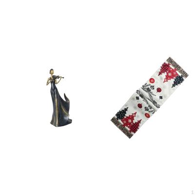 Elegant Women Shaped Rack And Festive Christmas Table Runner for Home Bar Living Room Kitchen