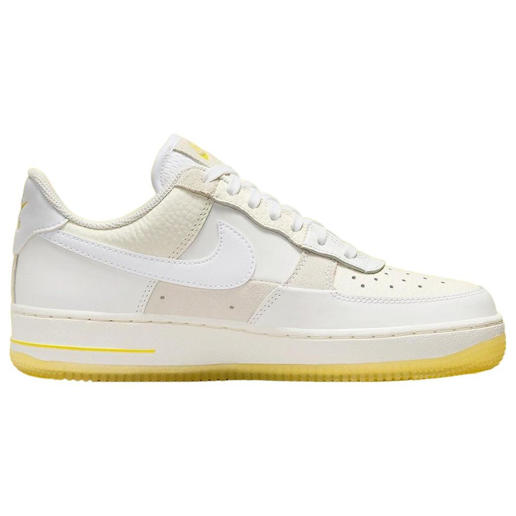 New Nike Air Force 1 Low '07 Uv Reactive Patchwork White Multicolor Yellow Women's FQ0709-100
