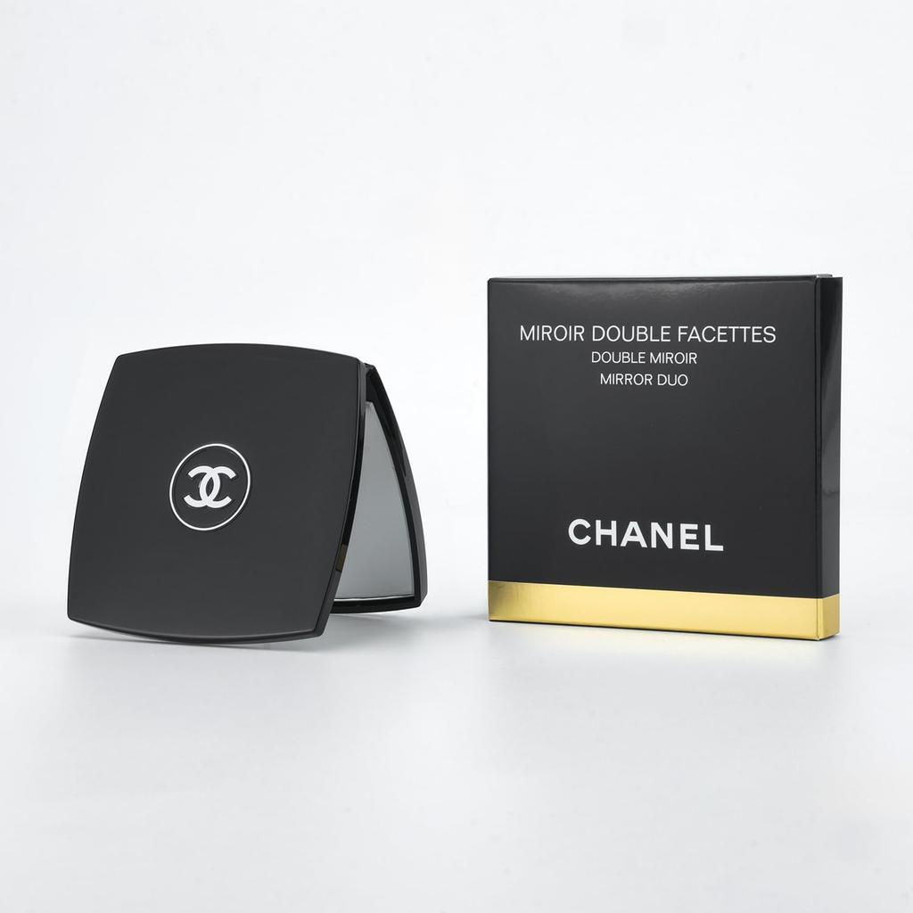 With Official Gift CHANEL Rouge Coco Baume Dreamy Miroir Double Facette Cosmetics Compact Mirror Perfect for White Day and Includes Genuine Shopping