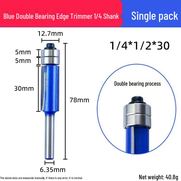 Doppelt gelagerter Kantenfräser Holzbearbeitungsfräser-Set