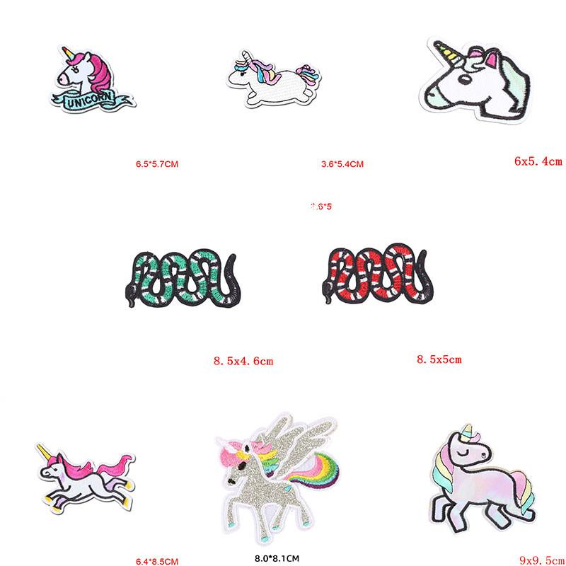a pair snake patch embroidered patch iron on patches Promotion!