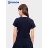 FILA FUSION Women's Knit Short-Sleeve T-Shirt (Zhang Hao Series)