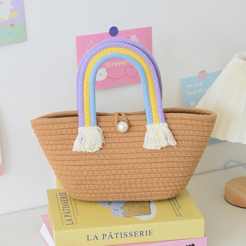 

Радужная сумочка Модная пляжная сумка-тоут хаки