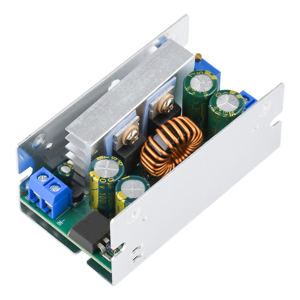200W 15A DC-DC Step-Down Converter Module  8–55V (60V peak) to 1–36V Step-Down Converter, Aluminium Housing