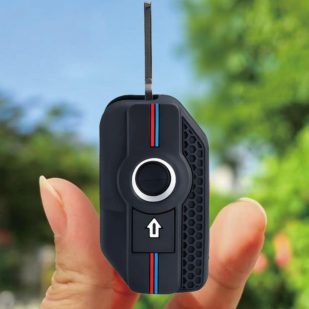 Silicone Remote Key Fob Keychain Ring Shell Case Cover Holder For BMW K 1600 B GT GTL R 1250 GS Adventure S1000 R XR 2021 2022
