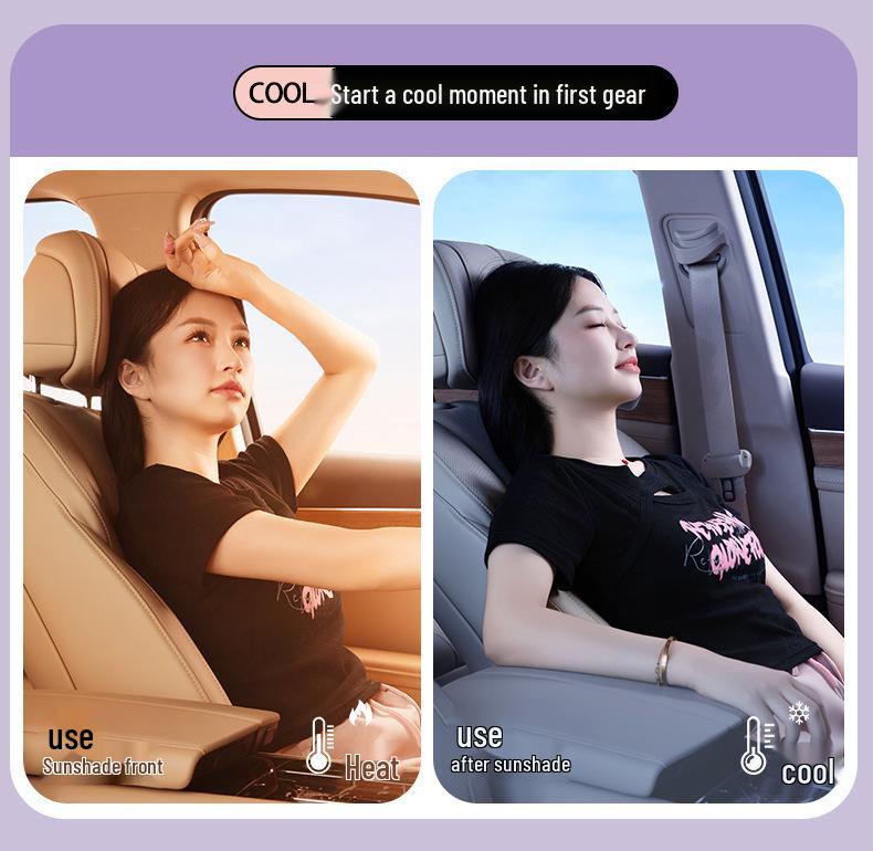 Kuromi Car Sun Shade: Windshield Sun Visor & Heat Insulation Curtain