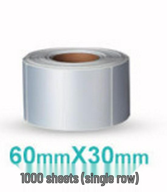Matte Silver PET Label Roll: Waterproof, Oil-proof, Tear and Wear-resistant, High-temp Resistant, Adhesive Thermal Transfer Stickers.