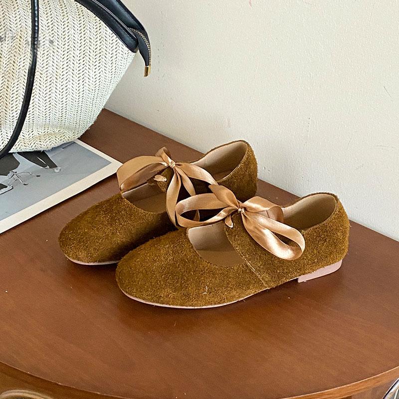 Fashion Fashion Shallow Ladies Mary Janes Flats Slip On Shoes Soft Female Round Toe Footwear Butterfly-Knot Women Flats Shoes New