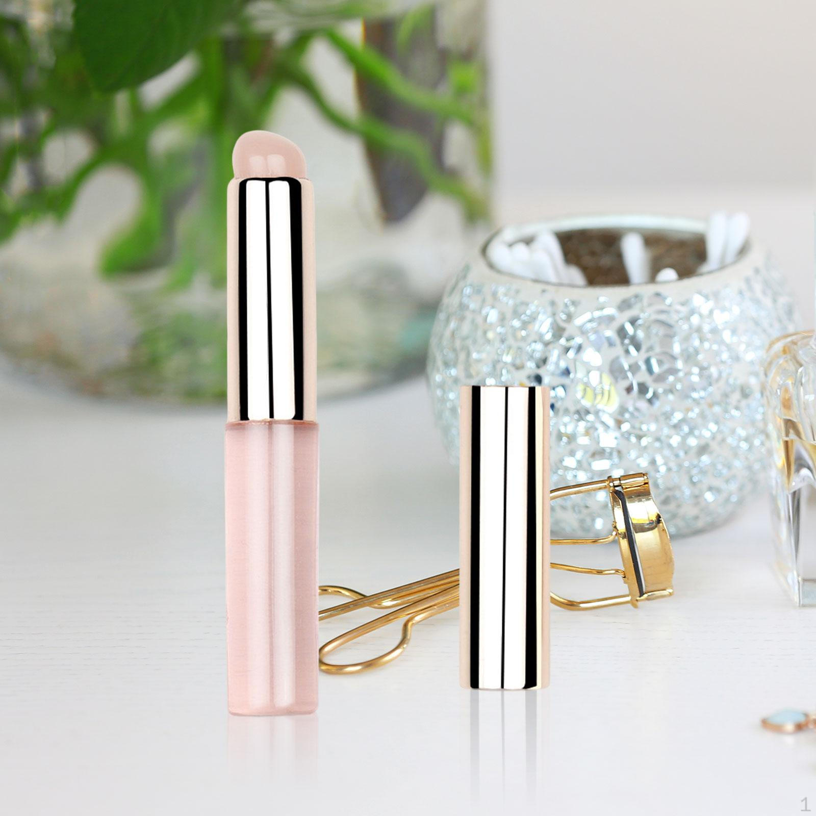 

Кисть для консилера, мягкая помада с защитным тюбиком, круглая головка для макияжа губ Pink brush head