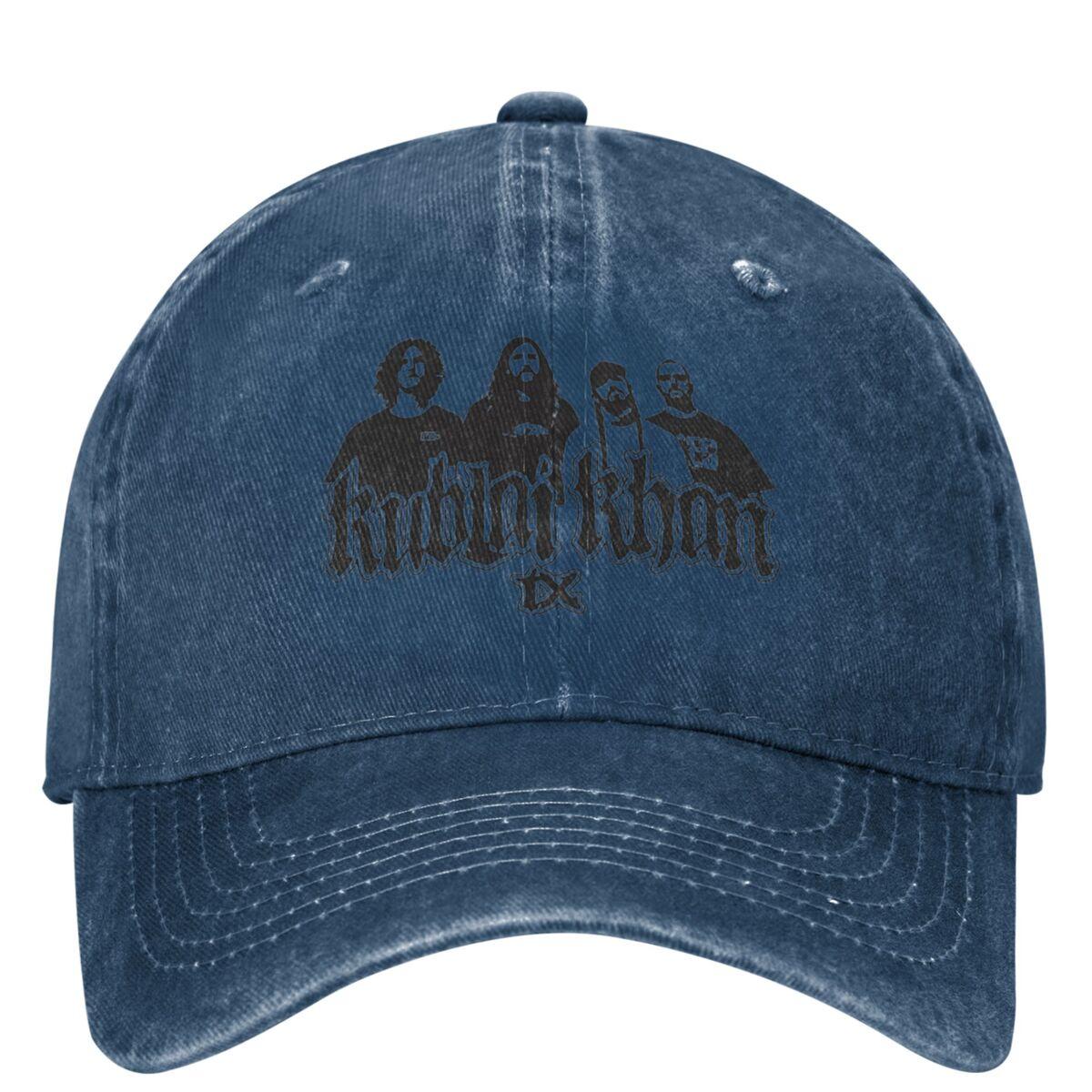 

Kublai Khan TX Baseball Cap Music Band Stylish Unisex Adult Hip Hop Dad Hats Sun protection Running Hippie Snapback Cap Gift One Size