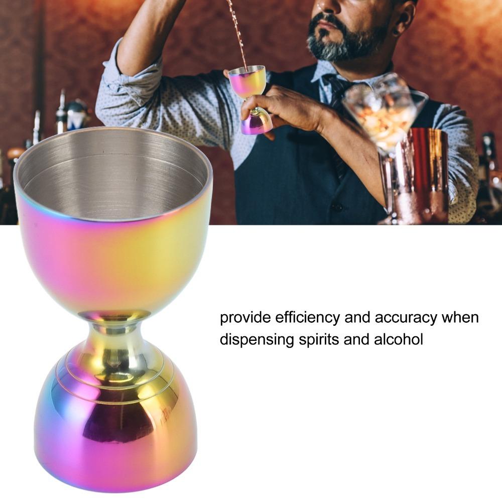 Wide Opening Shot Measure Jigger Stainless Steel Alcohol Measuring Tools Cocktail Jigger  Home