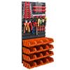 Workshop Tool Board 78x39 Cm + 16 Trays