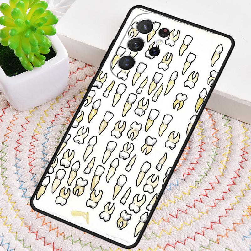 Wisdom Teeth Dentist Tooth TPU Phone Case For Samsung Galaxy Note 10 Pro S26 S25 S24 S23 S22 Ultra Plus S21 FE S20 Cover