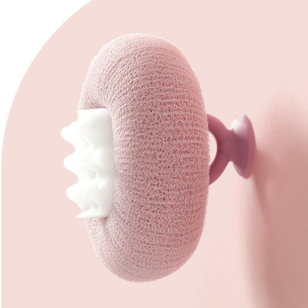 Super Miękka Słonecznikowa Przyssawka Kula do Kąpieli Okrągły Kształt Wielokolorowa Siatkowa Gąbka do Kąpieli Szczotka do Czyszczenia Wielokrotnego Użytku