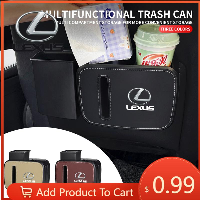 Interior Stickers Car Multi-Functional Tissue Box Water Cup Holder Storage Box For Lexus FSPORT LBX NX RX 350h 450h ES UX 300e G