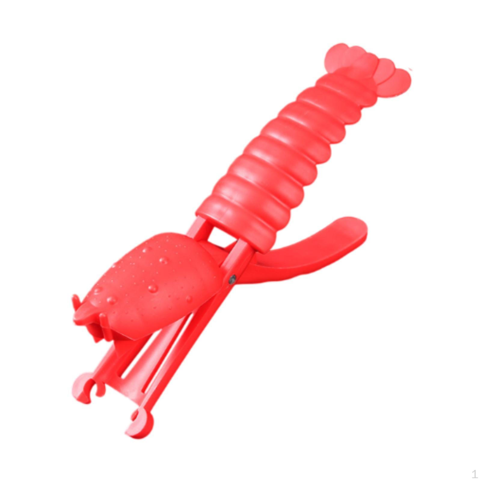 Инструмент для чистки раков для эффективной очистки раков и креветок дома красный