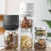 Compact Black And White Electric Mason Jar Vacuum Sealer For Food Preservation