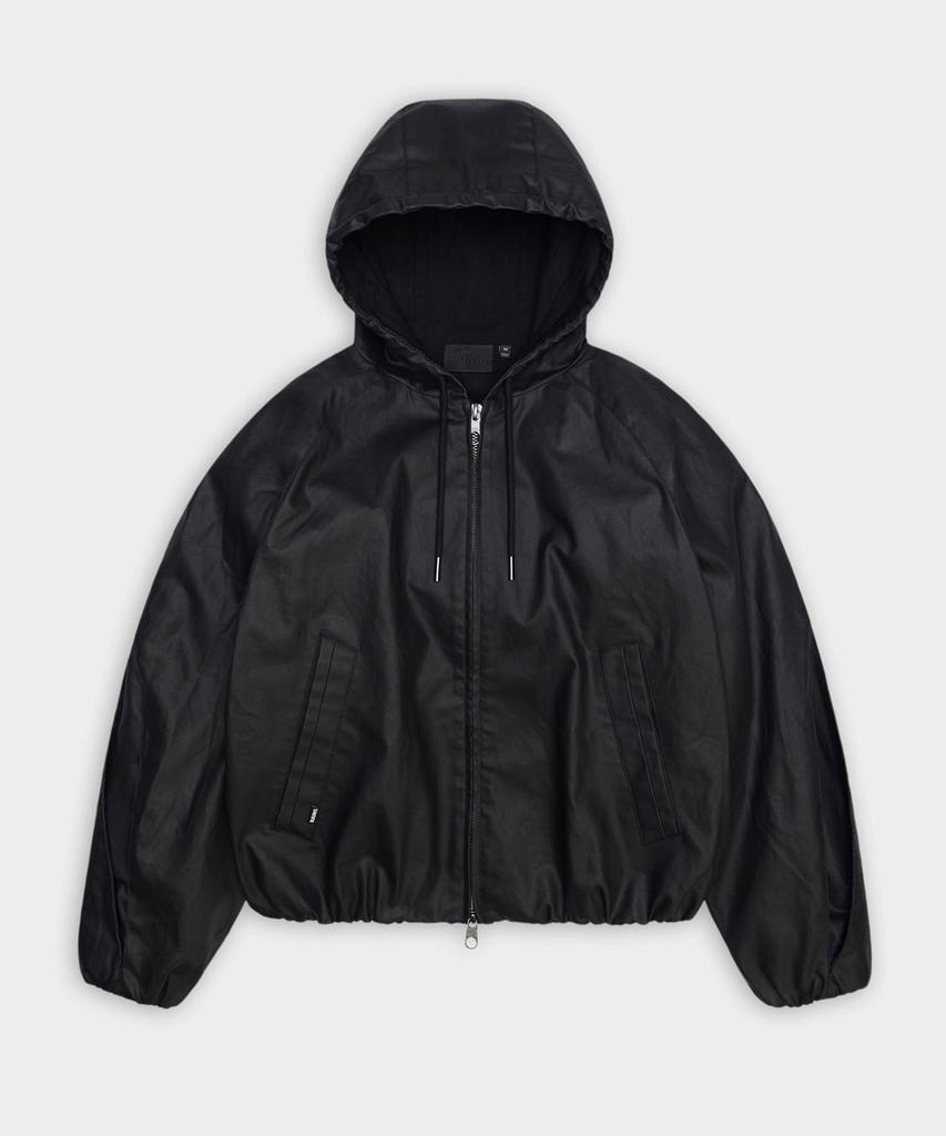 Rains Heavy Woven Jacket - Black