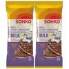 Sonko Rice-Corn Waffles In Milk Chocolate 65 G (4 Pieces) X 2 Pieces