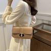 Popular Shoulder Bag 2025 Summer Korean Version New Hand Carry Small Square Bag Messenger Bag Women's Retro Simple Bag Women