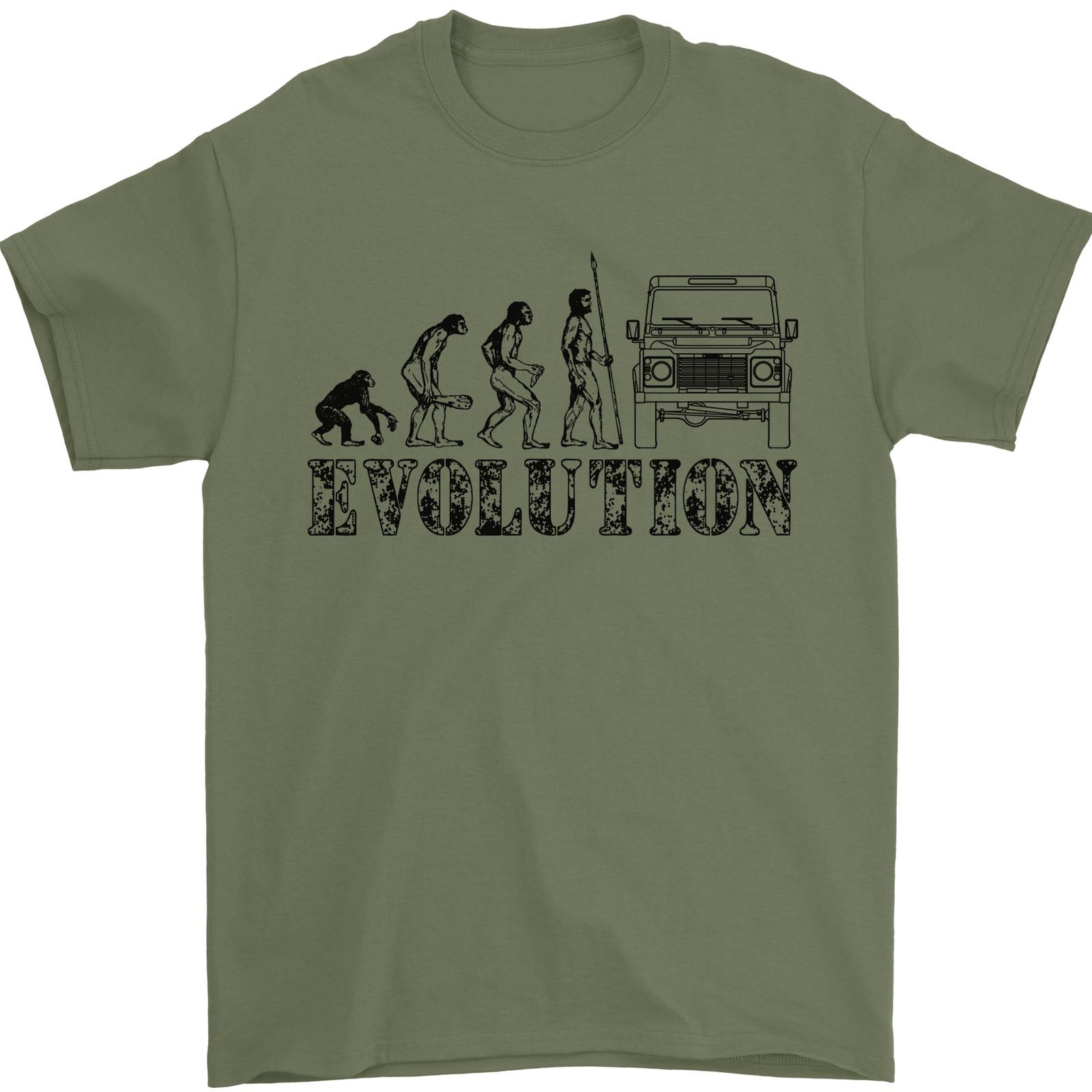 4x4 Evolution Off Roading Road Driving Mens T-Shirt 100% Cotton XL