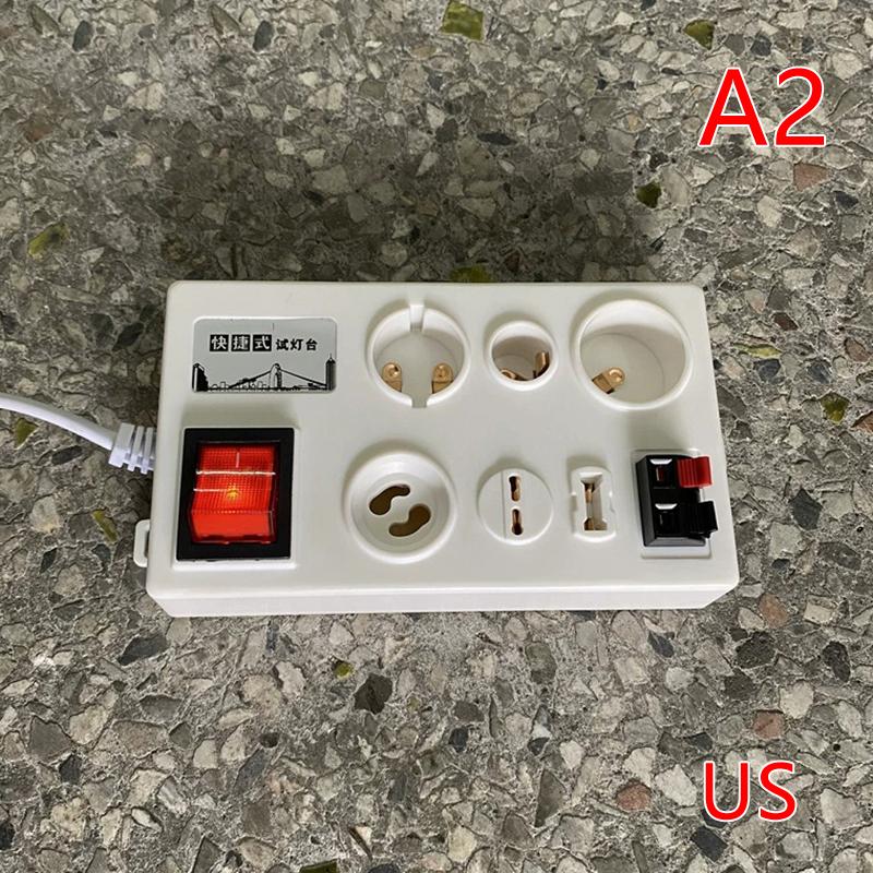LED-Tester für E27/B22/E14/Gu10/G4-G9 Glühbirnen-Tester Mehrzweck-Tester LED-Stromspannung Leistungs-Tester