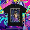JOJO T-Shirts Japanischer Anime Manga Herren Baumwoll-T-Shirt Lässig Baumwolle Streetwear Kurzarm Herren Damen Kleidung Hohe Qualität Damen Herren Kleidung