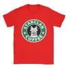 Streetwear TShirt Summer StarClan Coffee  Leisure TShirts Samurai Cat Cotton Tee Shirt for Unisex Y2K Wholesale Short Sleeve Tees