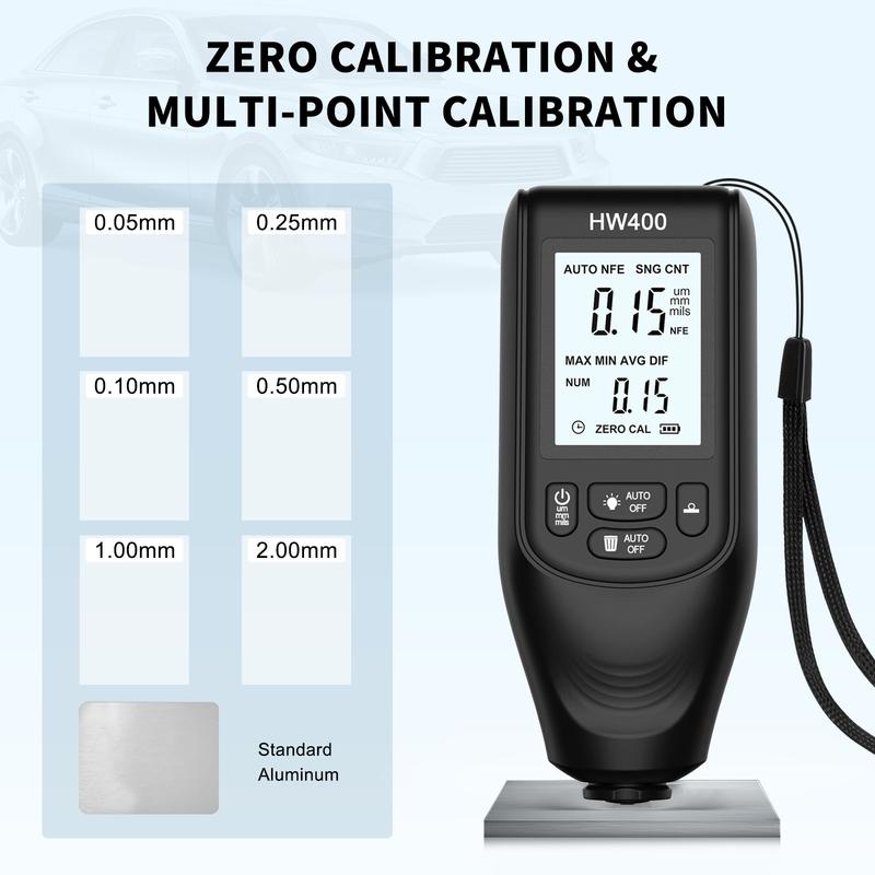 2025New Car Paint Thickness Tester Auto Film Coating Thickness Gauge Meter Manual Paint Tool Coating Test Accessories for Fe/NFE