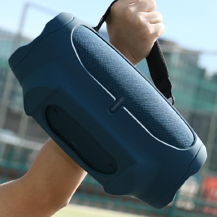 Portable Silicone Case Carrying Storage Bag with Shoulder Straps for Xtreme 4 Speakers for Travel Home Office