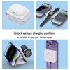 3-in-1 Foldable 15W Magnetic Wireless Charger for Phone, Earphones, and Watch