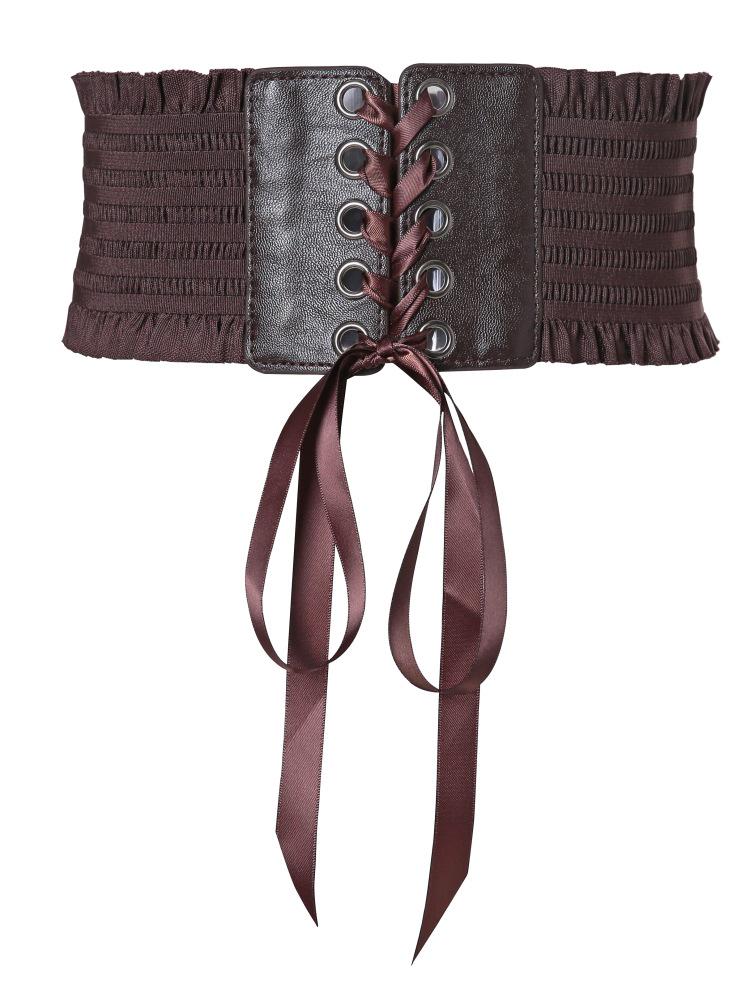 Women's Tassel Tie Slimming Lace Waist Belt