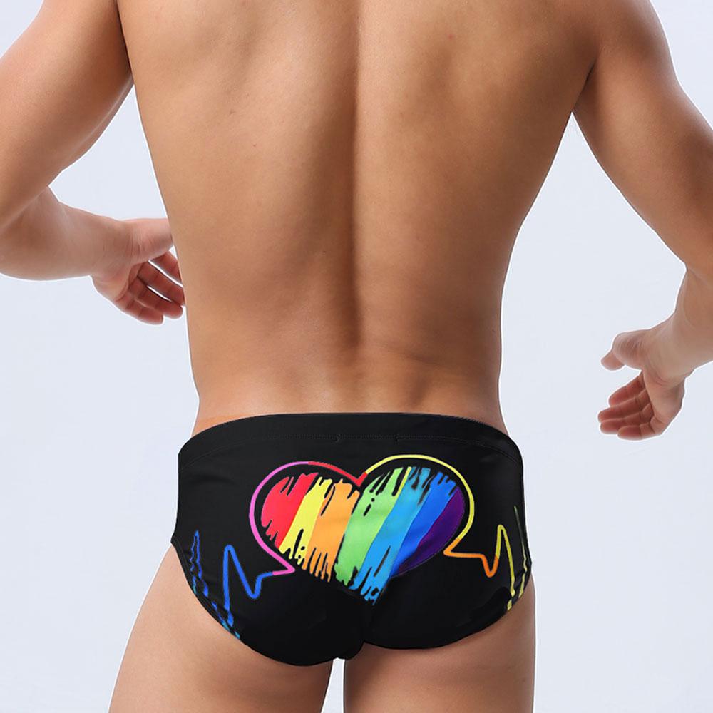 Men's  Fashion Sexy Swim Brief Sexy Brand Swimsuit for Men Surfing Swimwear Beach Shorts
