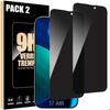 2 Anti-Spy Tempered Glass for iPhone Air - BOOLING - 9H Protection Hard Glass