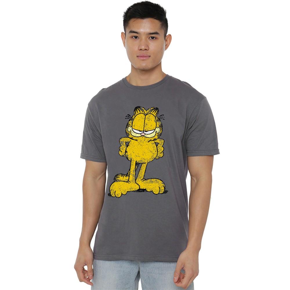 Garfield Big Ol Cat T-Shirt S-4XL Charcoal S