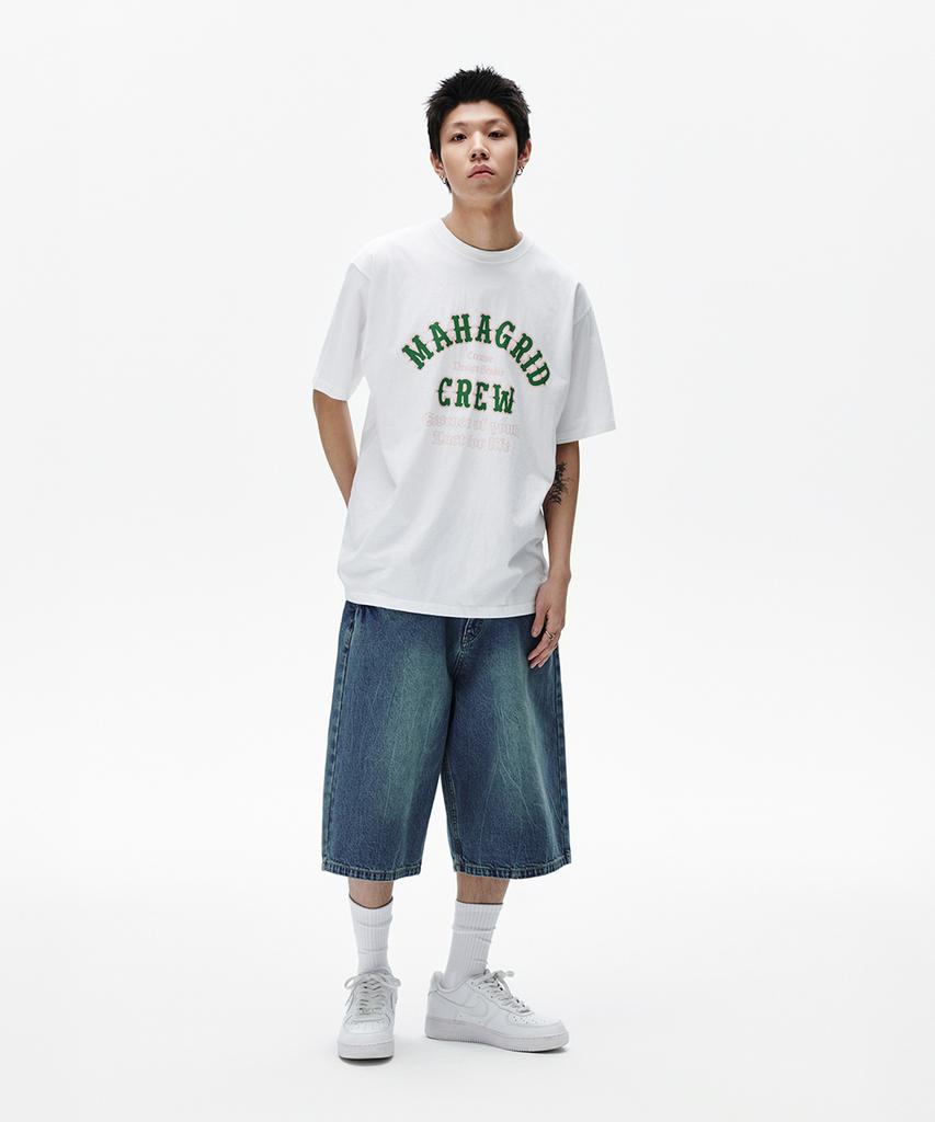 MAHAGRID Mahagrid Crew Tee White(Mg2Fmmt511A)