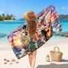 One Piece Printed Swim Towel, Portable Water Absorbent Towel for Beach Camping Daily Bathroom Use