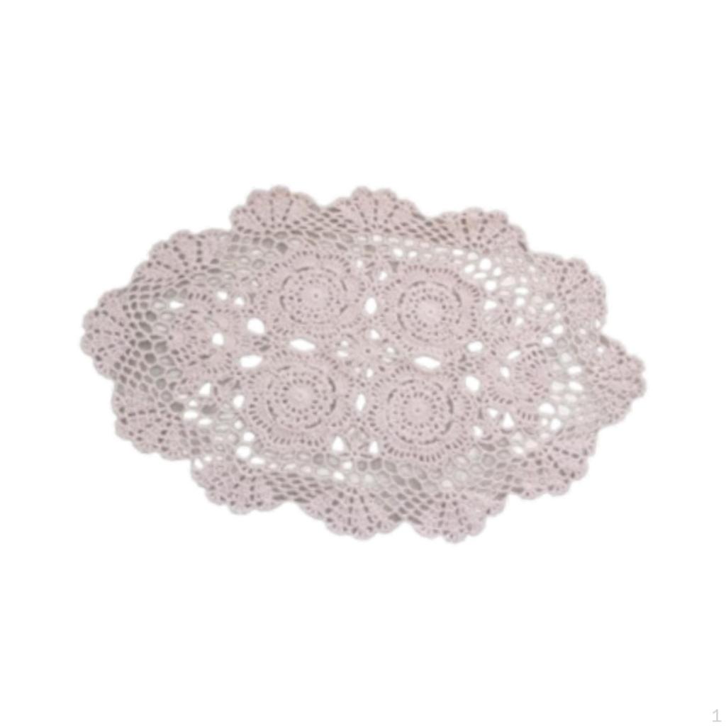 Dining Table Placemat Handmade Kitchen Mat Oval Multipurpose for Farmhouse