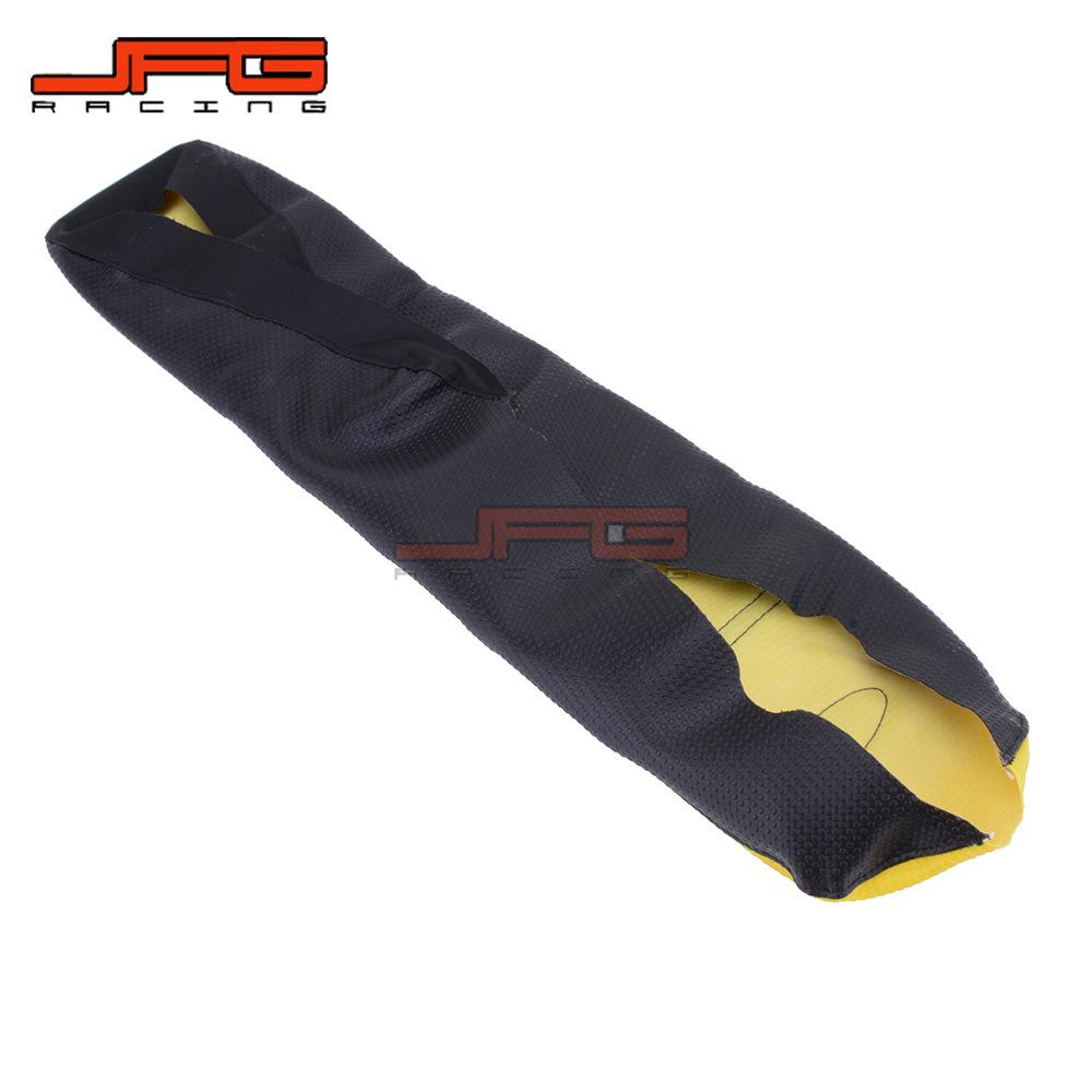 RM85 (02-17) Yellow Off-Road Motorcycle Waterproof Non-Slip Seat Cover